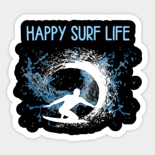 HAPPY SURF LIFE Sticker